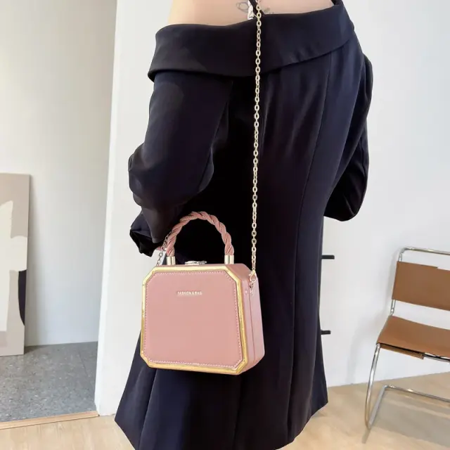 Mini Leather-Look Shoulder Handbag – view 3