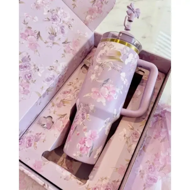 Floral Stanley Cup Tumbler – view 4